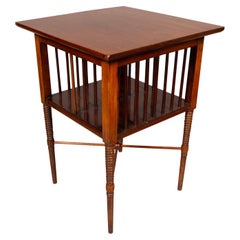 Antique English Aesthetic Mahogany Table Attributed To Godwin