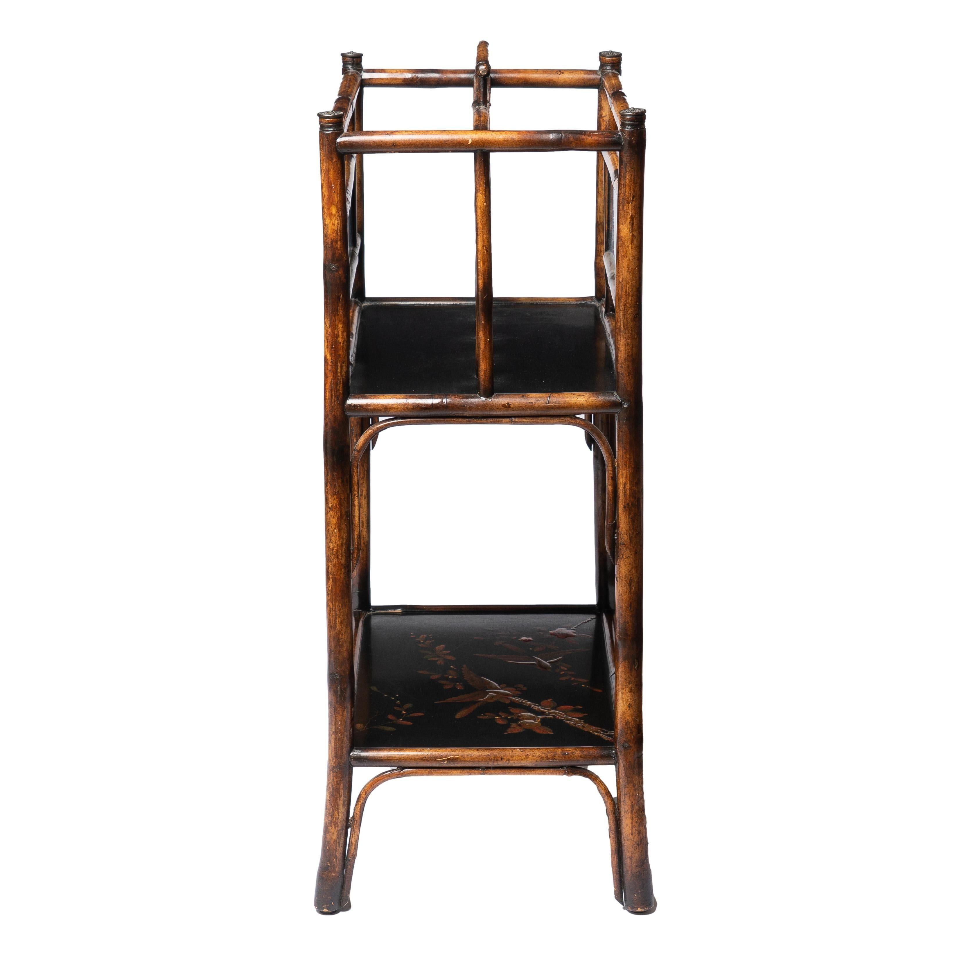 19th Century English Aesthetic Movement Bamboo Book Stand, 1900