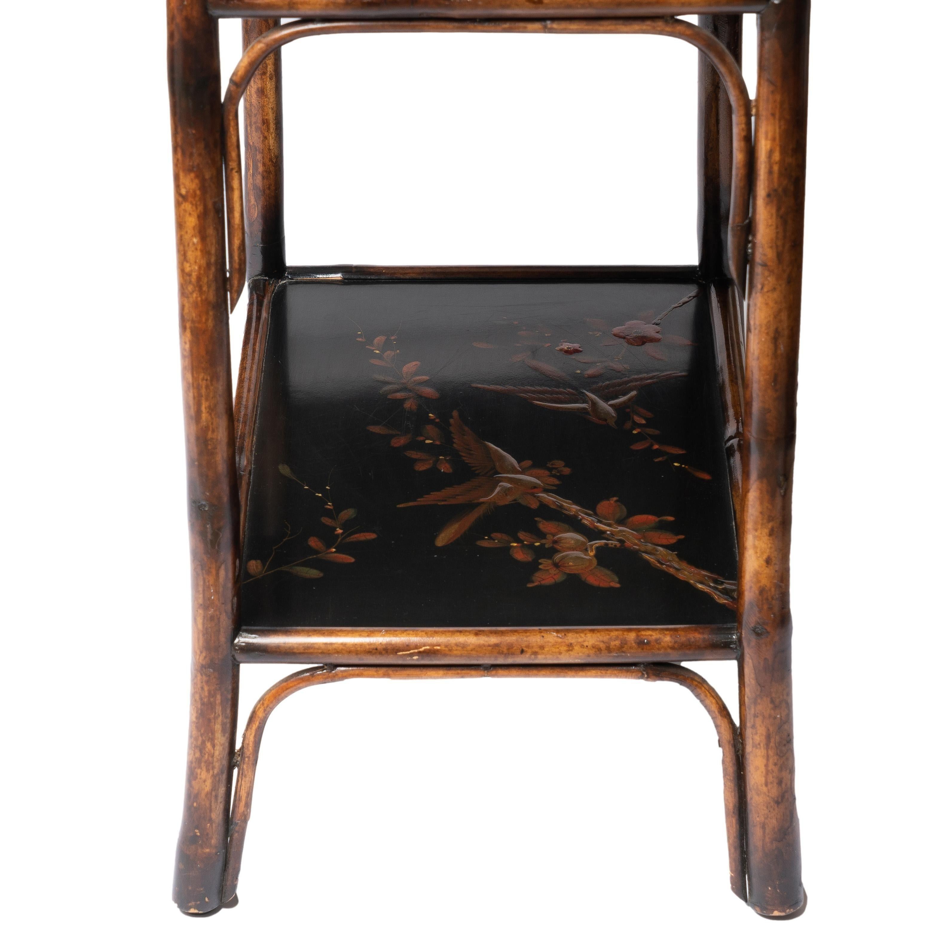 English Aesthetic Movement Bamboo Book Stand, 1900 5