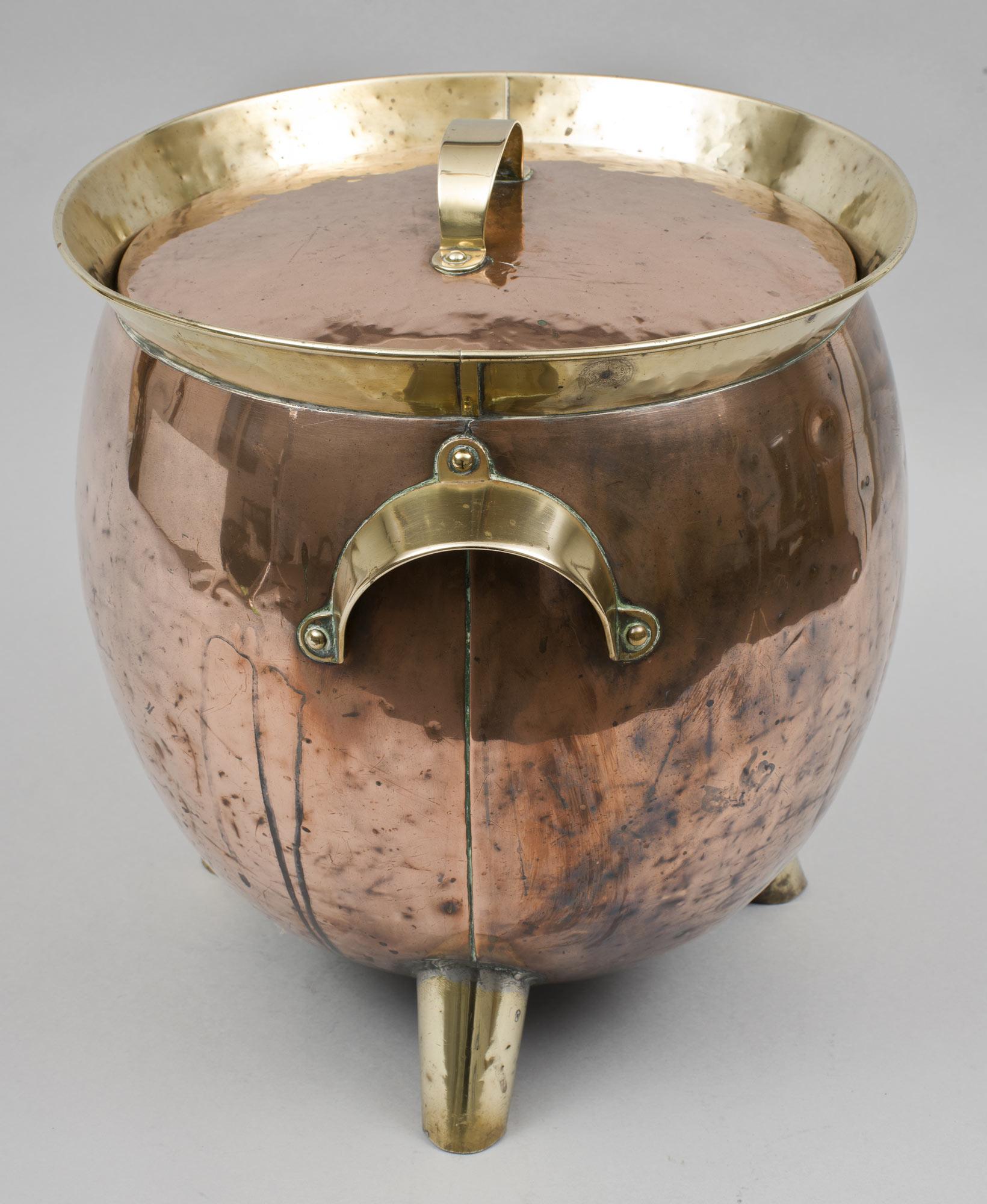 Scottish English Aesthetic Movement Coal Scuttle Attributed to Christopher Dresser For Sale