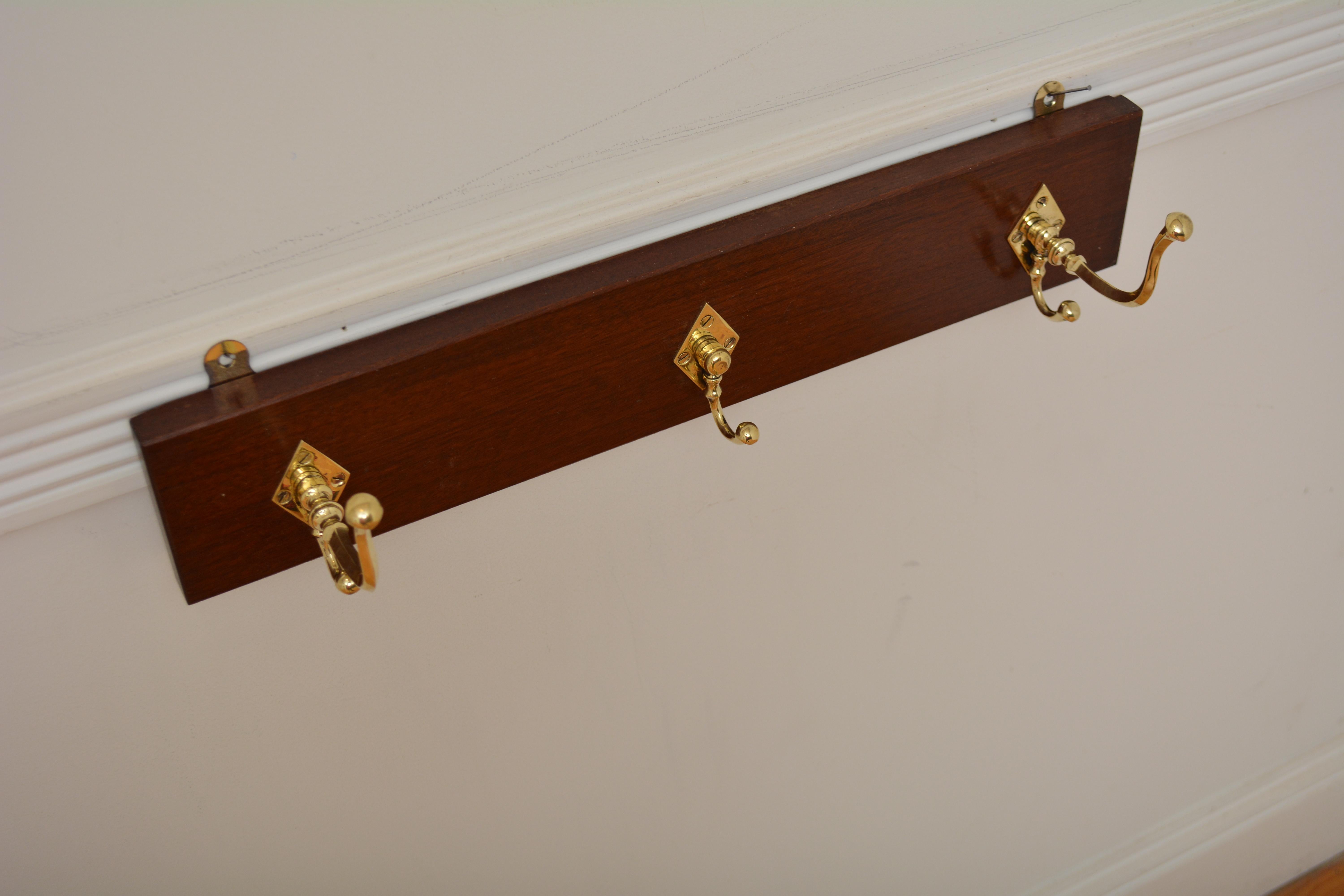 English Aesthetic Movement Coat Hooks Coat Rack Coat Hanger For Sale 6