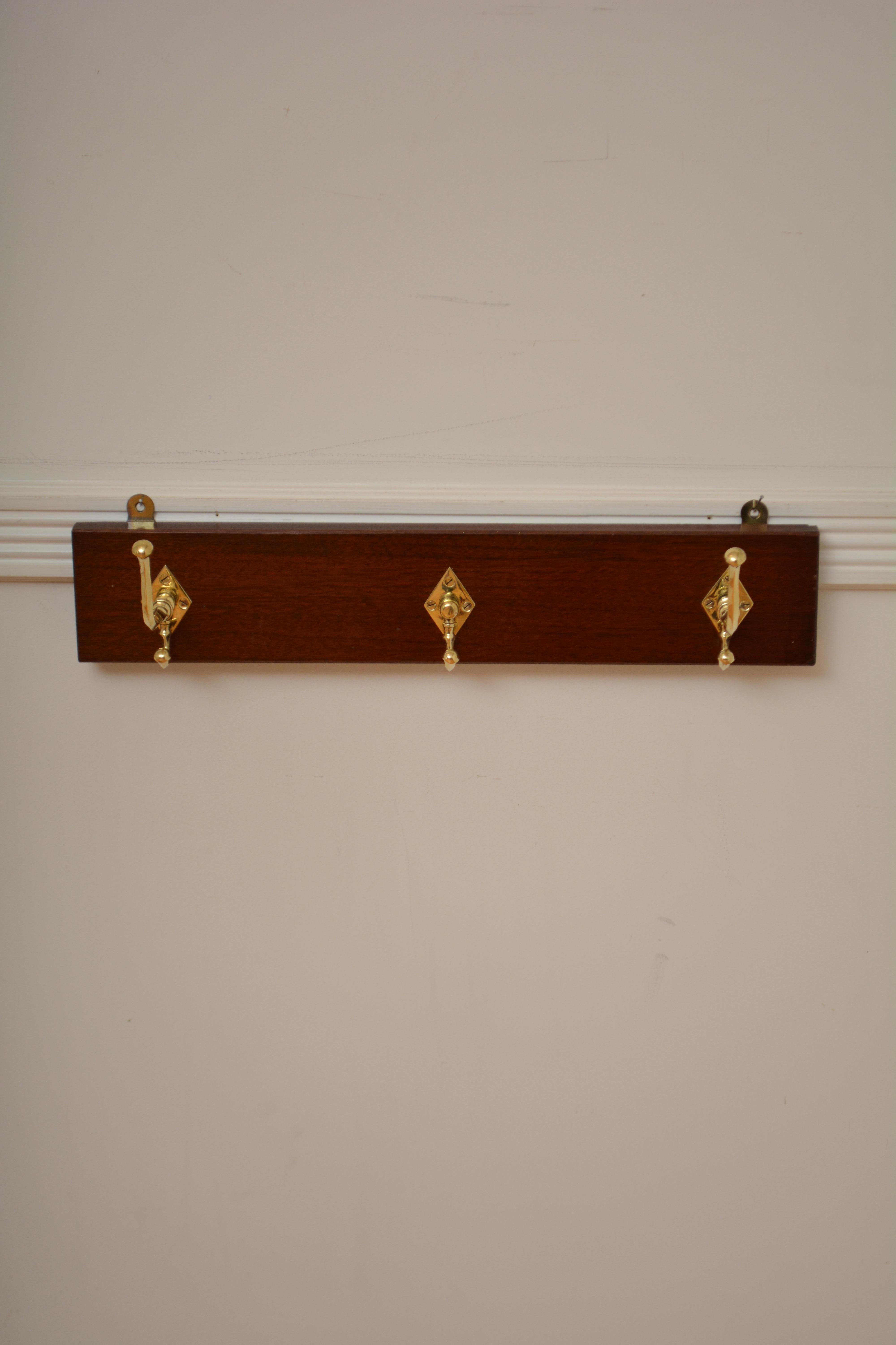 19th Century English Aesthetic Movement Coat Hooks Coat Rack Coat Hanger For Sale