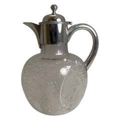 English Aesthetic Movement "Dimple" Claret Jug