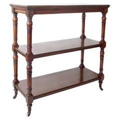 English Aesthetic Movement Etagere in Chestnut, circa 1880