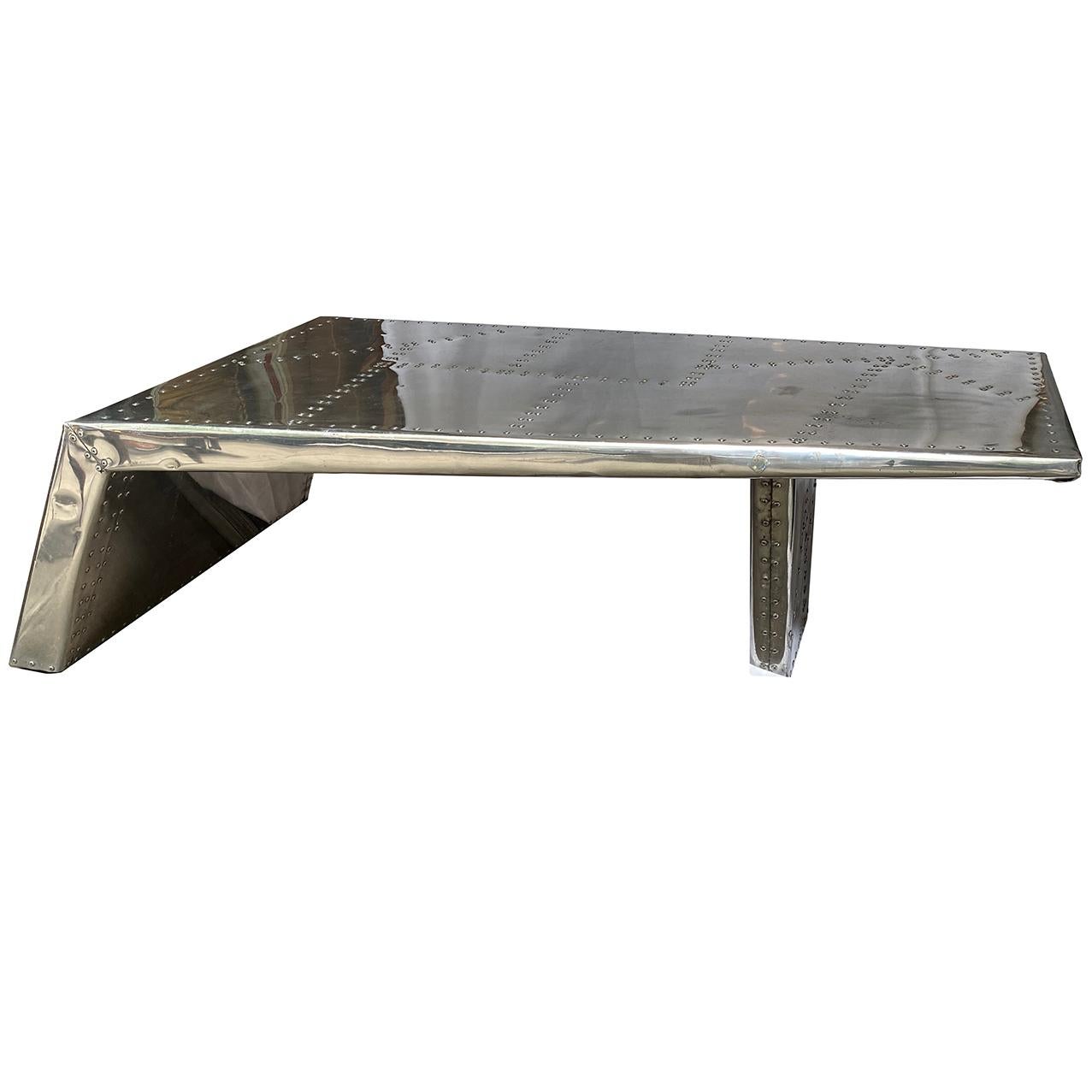 plane wing console table