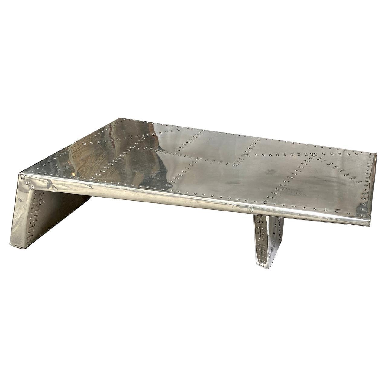 English "Airplane Wing" Coffee Table For Sale