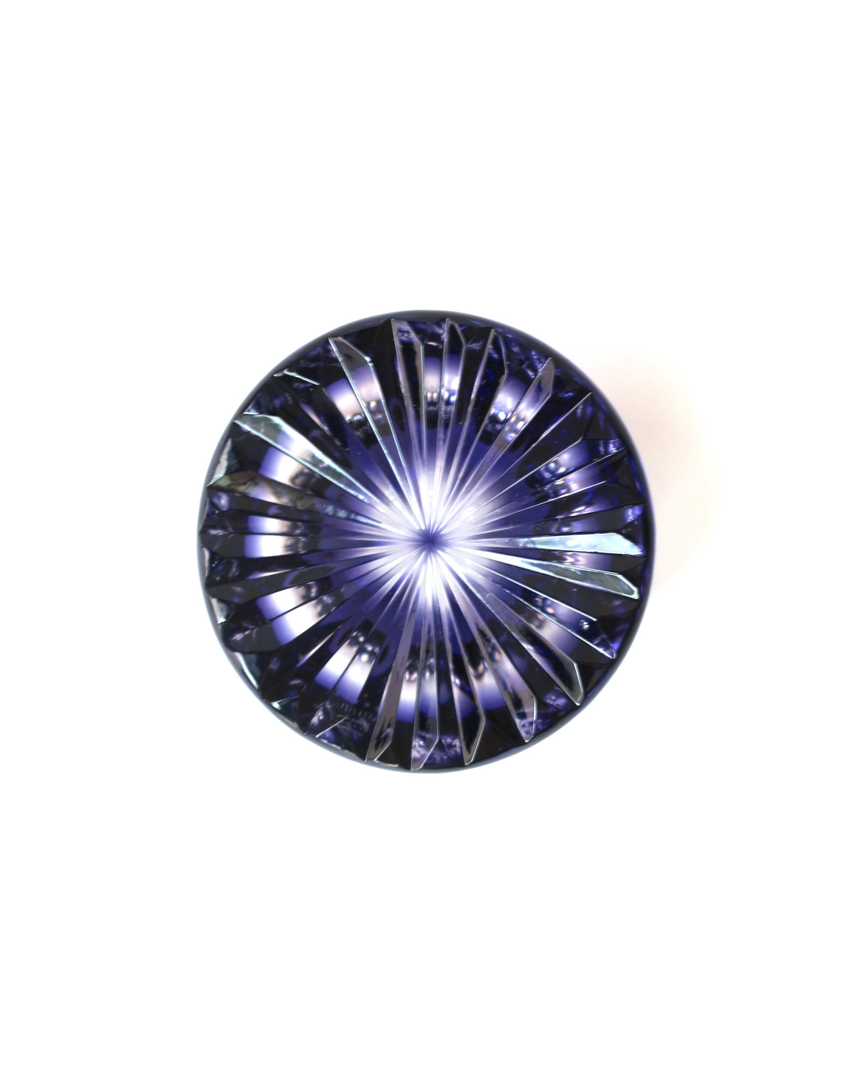 English Purple Amethyst Paperweight Decorative Object For Sale 5