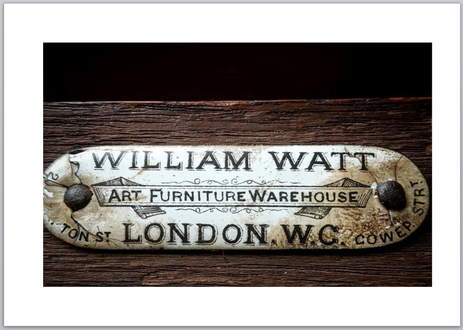 Sedia inglese dell'Aesthetic Movement anglo-cinese realizzata da William Watts  Godwin in vendita 1