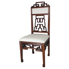 Chaise anglaise Anglo-Chinoise Aesthetic Movement réalisée par William Watt  Godwin