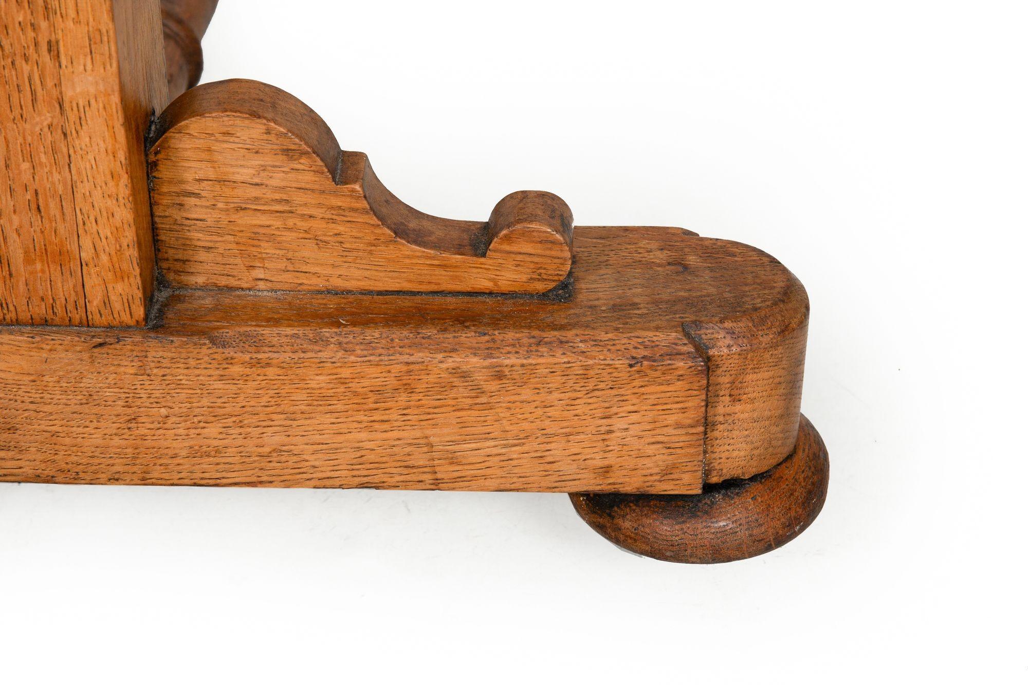 Ancien bureau d'architecte réglable en hauteur Table à dessin circa 1870 en vente 7