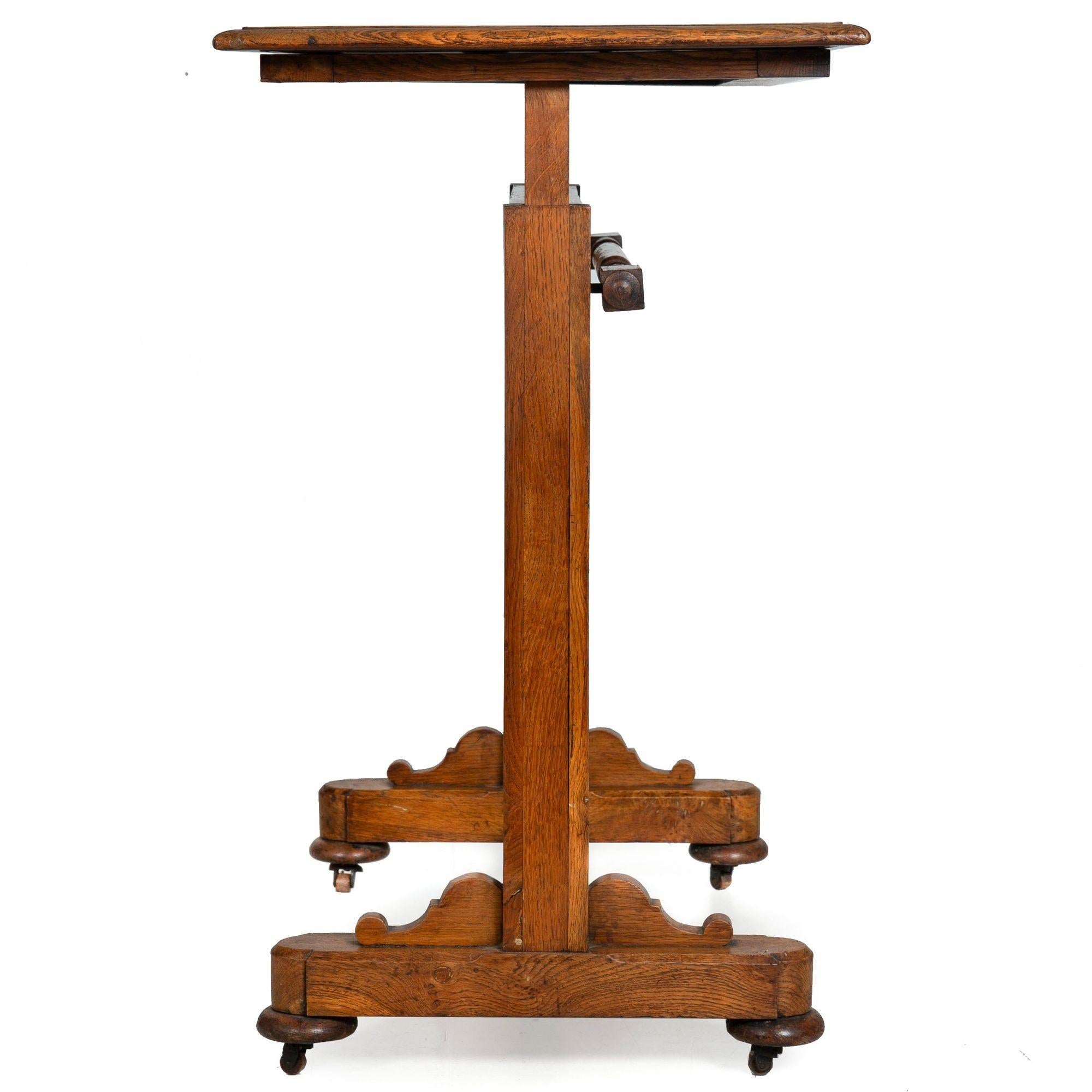 Ancien bureau d'architecte réglable en hauteur Table à dessin circa 1870 Bon état - En vente à Shippensburg, PA