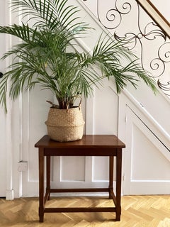 English Antique Arts and Crafts Solid Oak Occasional Table End Table