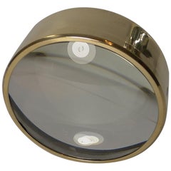 Small Brass and Glass Magnifying Lens, circa 1910 at 1stDibs