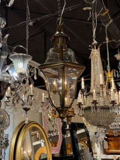 English Antique Brass Lantern