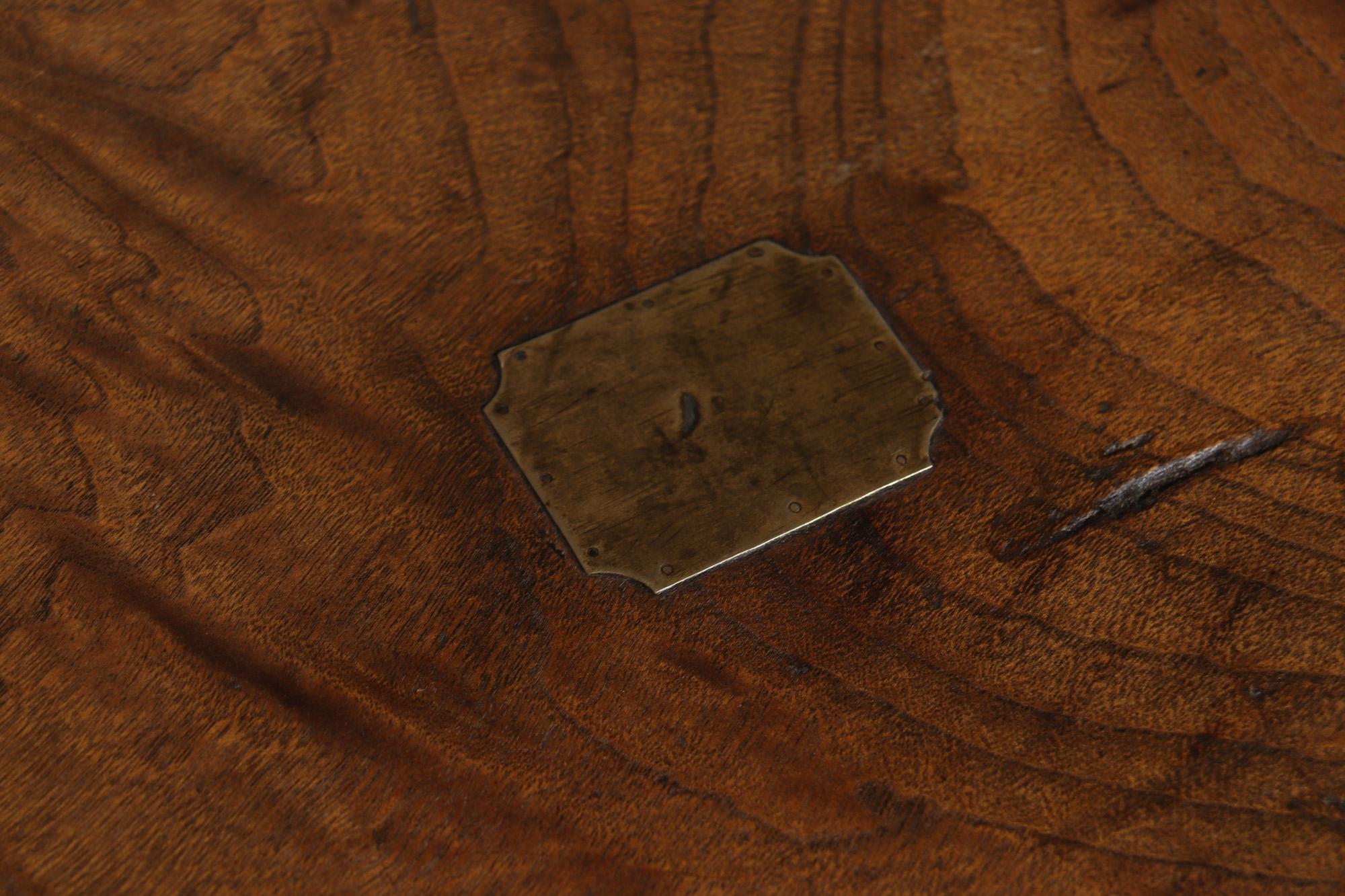 English Antique Camphor Wood Box For Sale 1