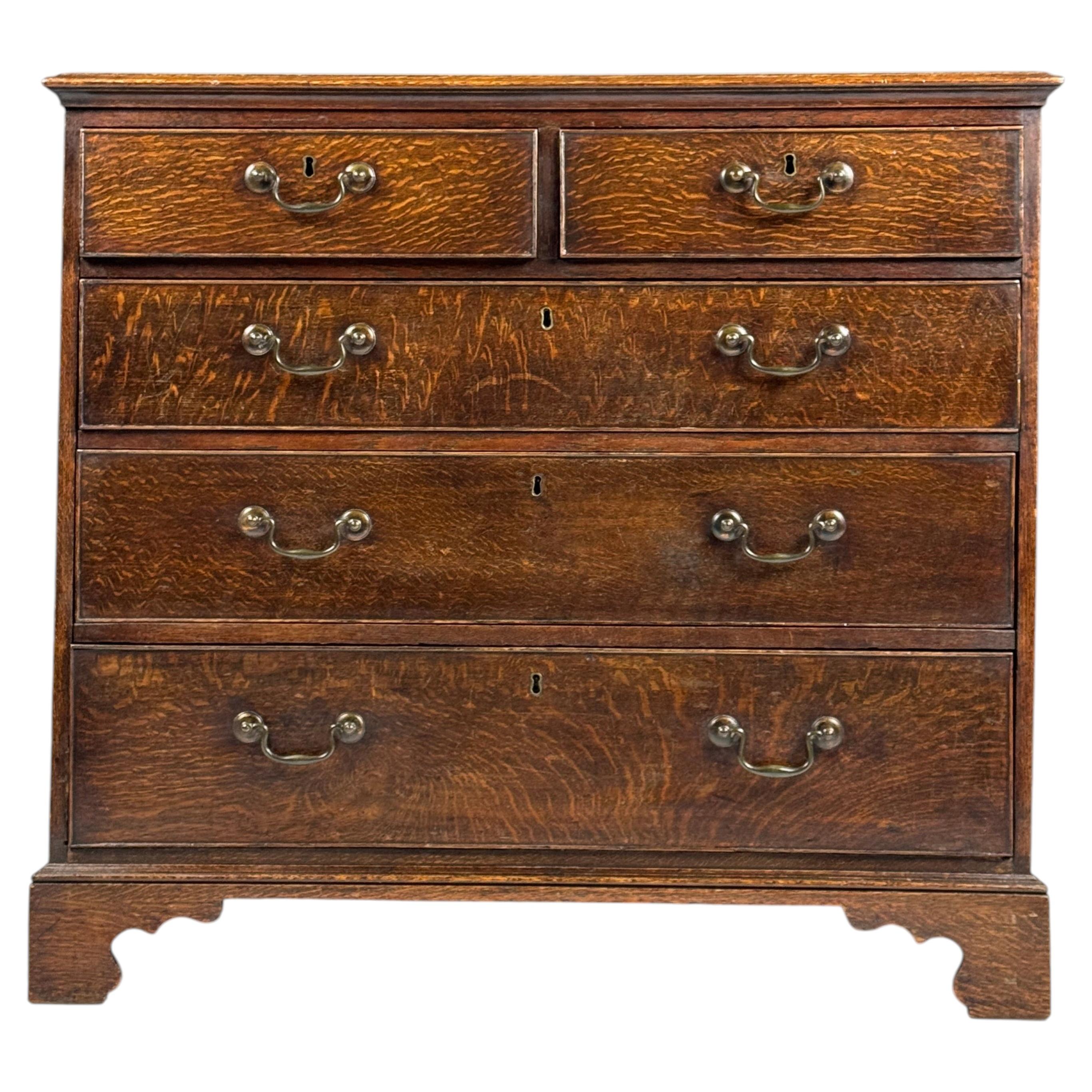 English antique chest of drawers, 1780