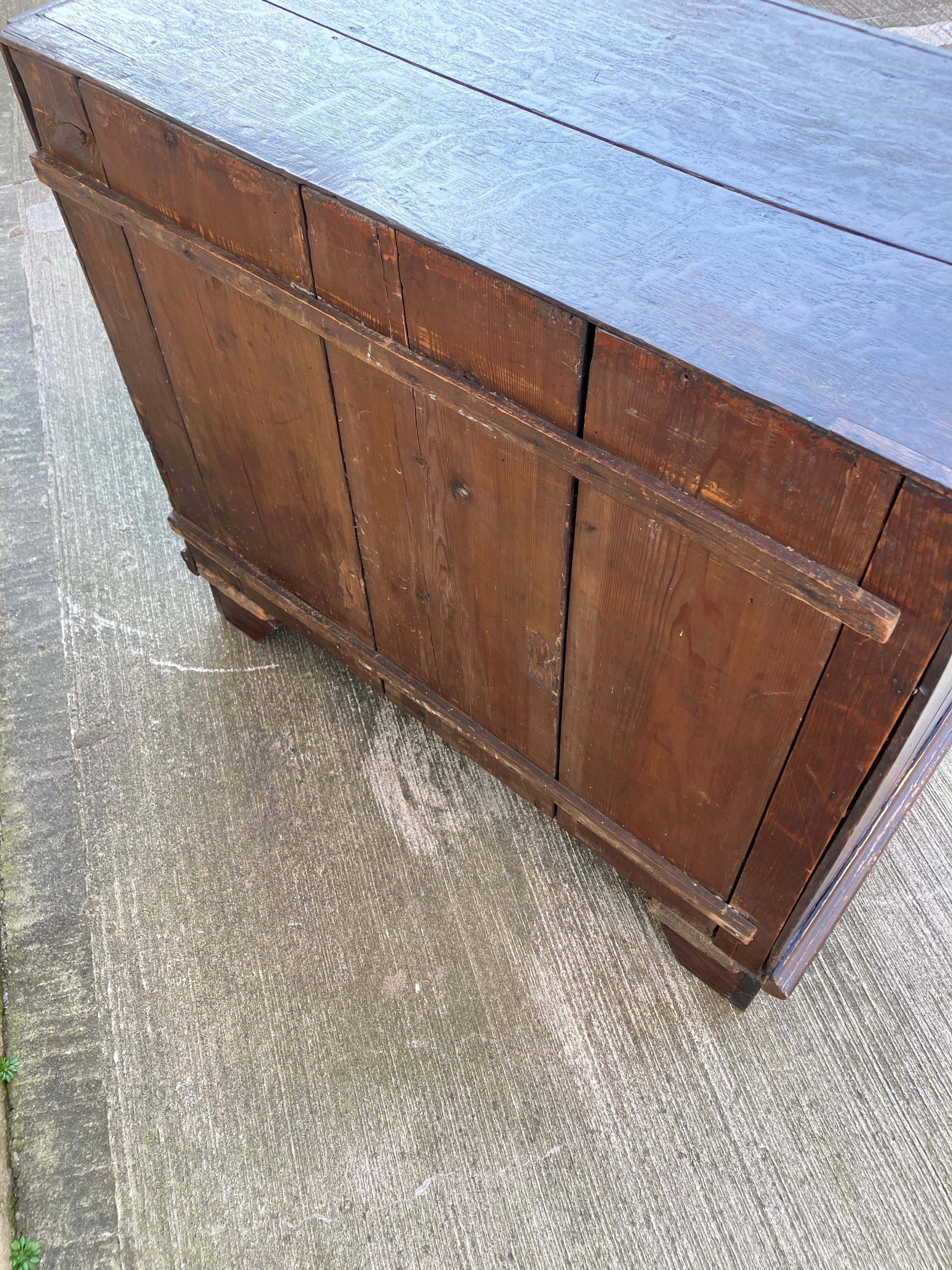 Cassettiera antica inglese in Oak in vendita 7