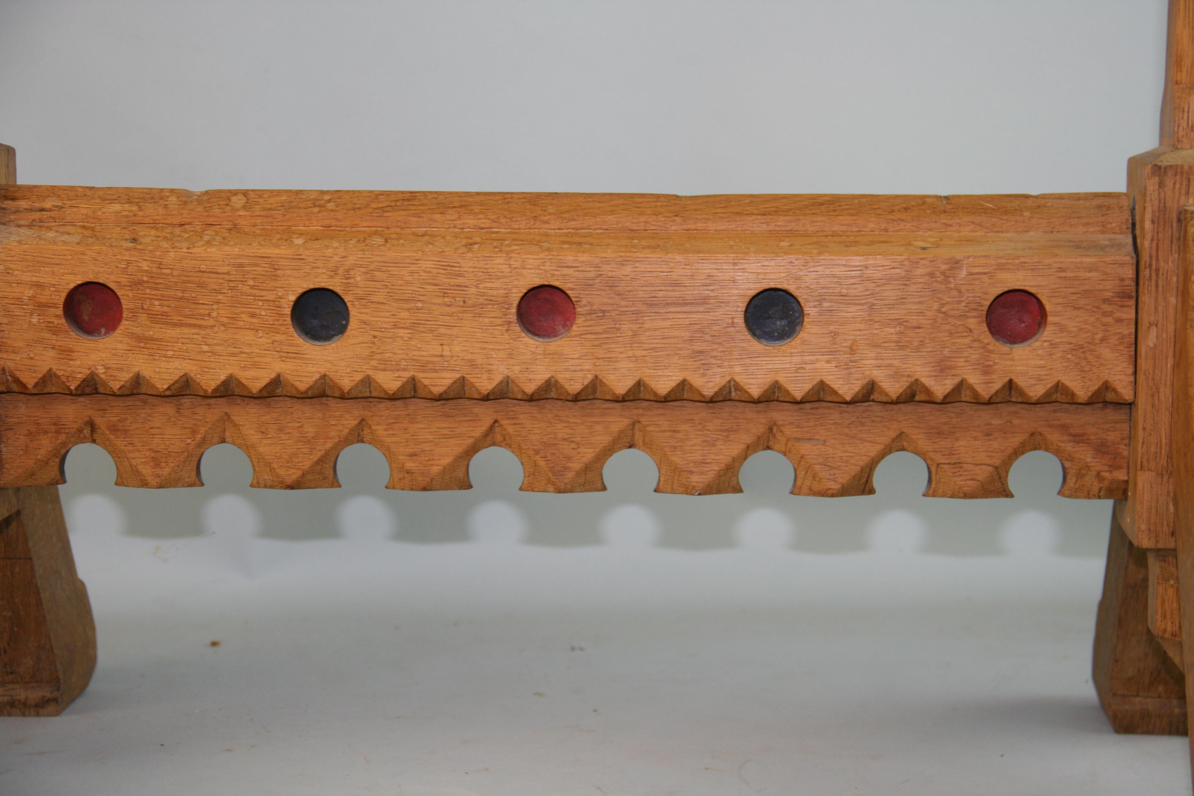 Englisch Antike Church's Vestibül /Handtuch /Tröstung Rack im Angebot 5