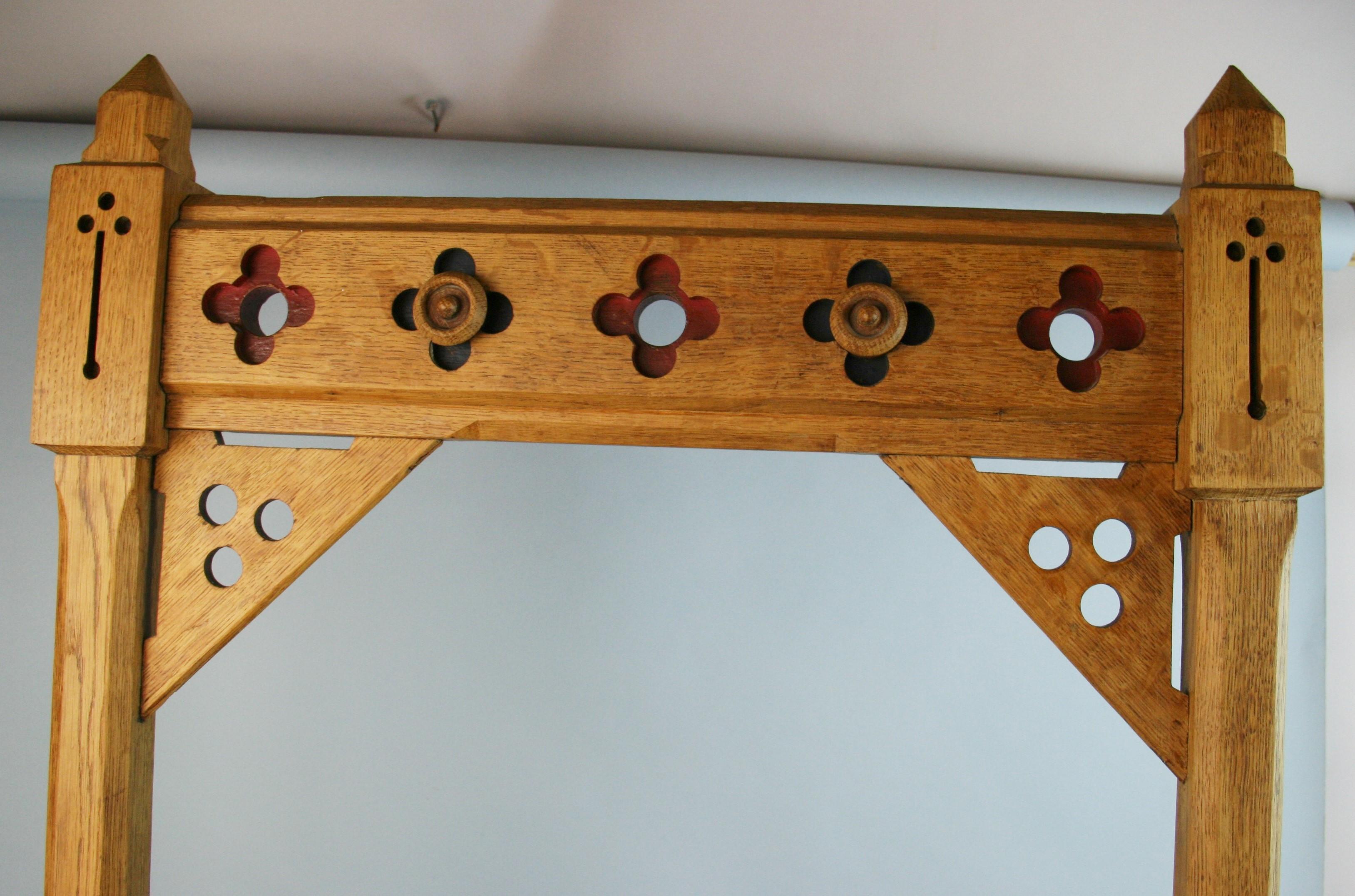 Englisch Antike Church's Vestibül /Handtuch /Tröstung Rack im Angebot 1