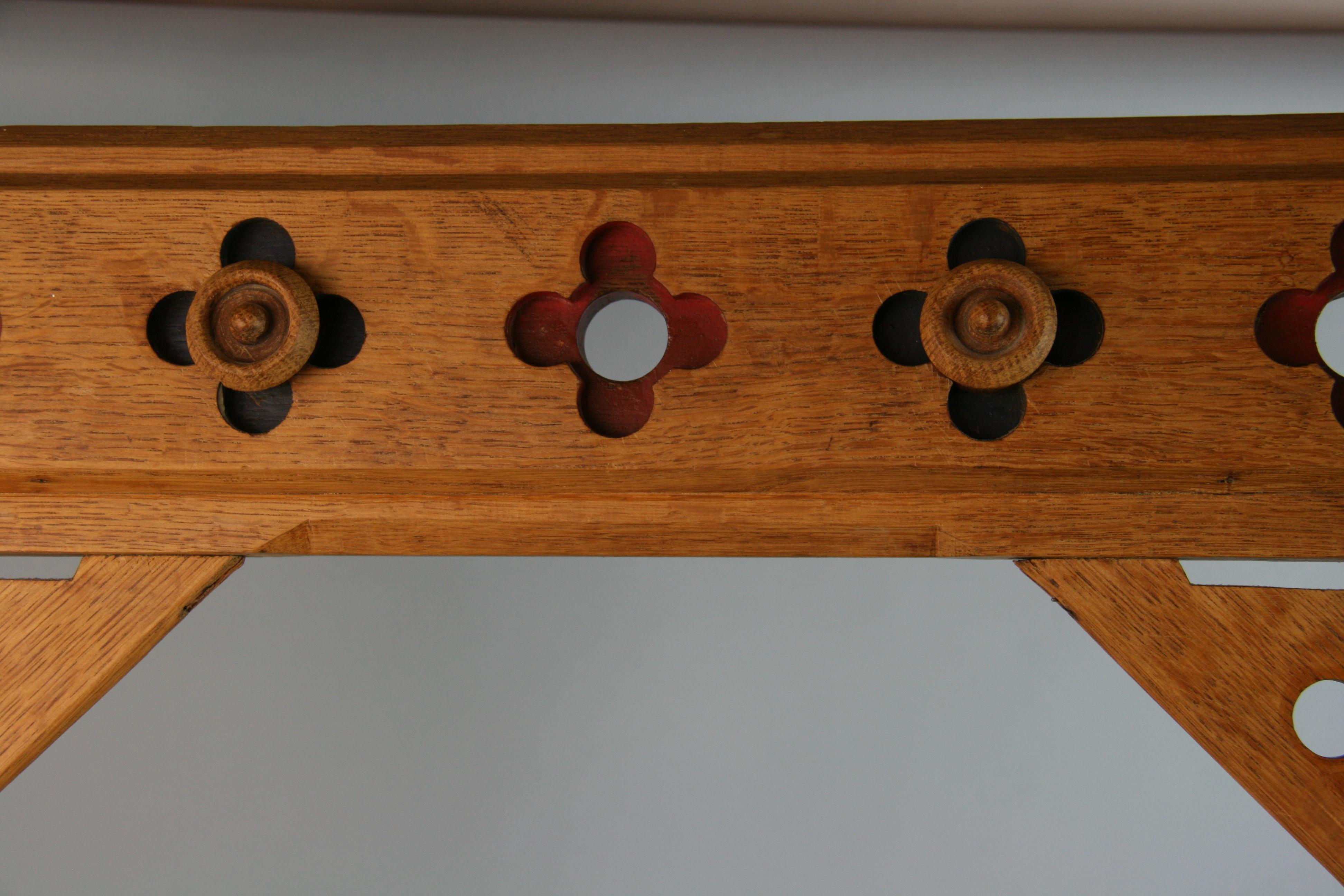 Englisch Antike Church's Vestibül /Handtuch /Tröstung Rack im Angebot 2