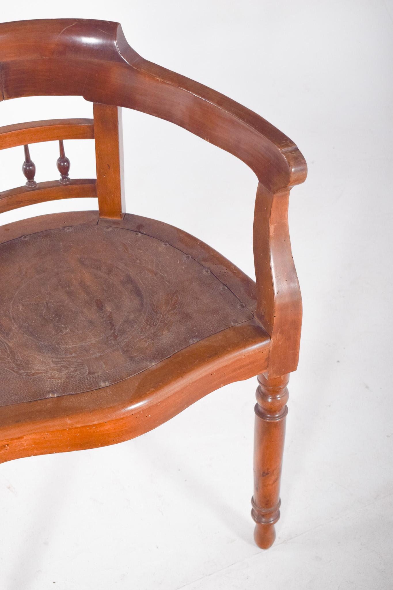 Fauteuil de bureau anglais ancien Bon état - En vente à Lisboa, Lisboa