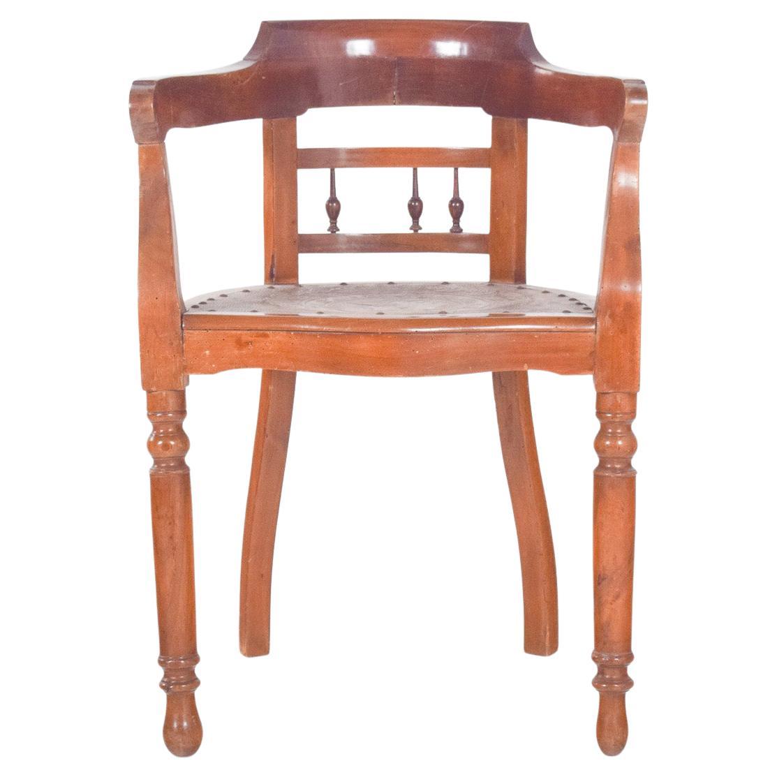 Fauteuil de bureau anglais ancien