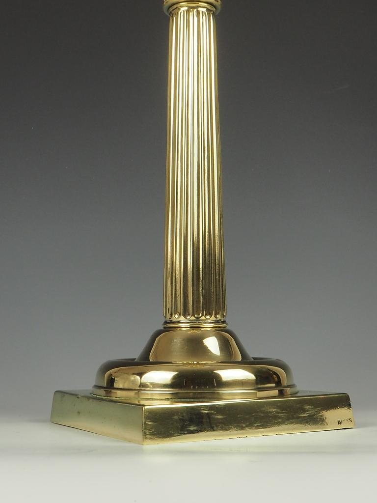 English Antique Hinks and Sons Brass Oil Lamp 8