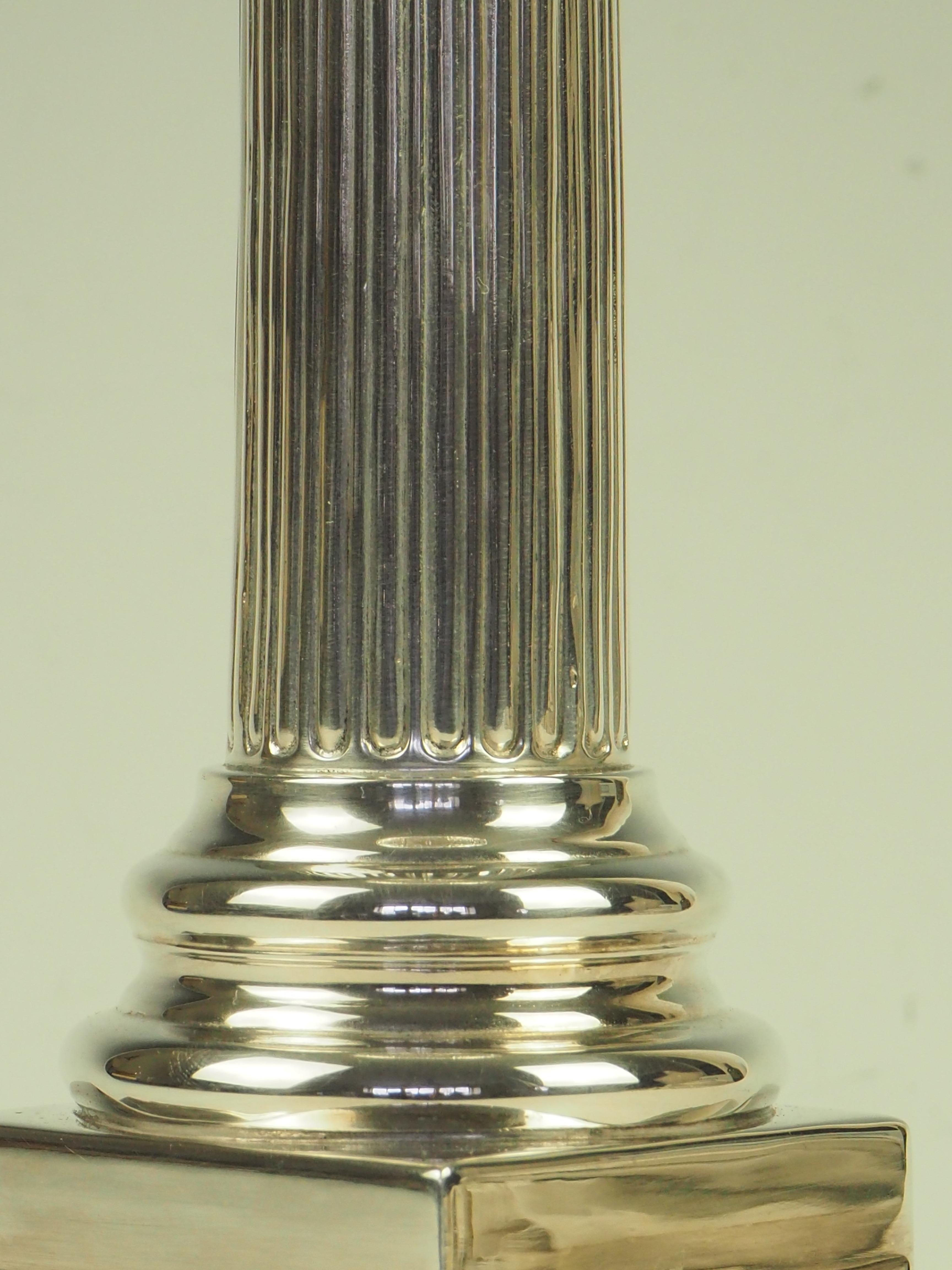 Englische antike Hinks & Sons Silber Öllampe - Downton Abbey Sammlung im Angebot 11