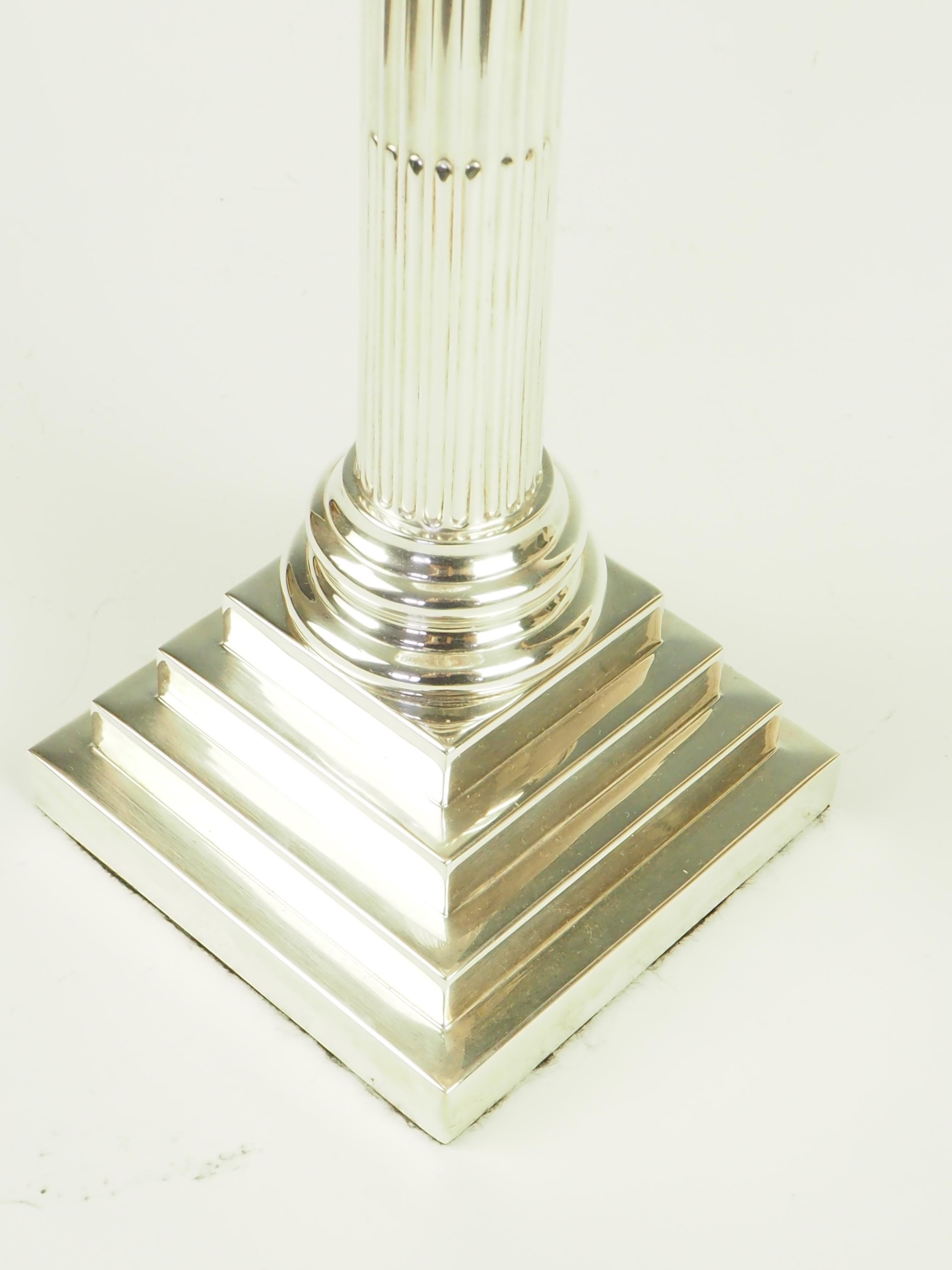 Englische antike Hinks & Sons Silber Öllampe - Downton Abbey Sammlung im Angebot 12
