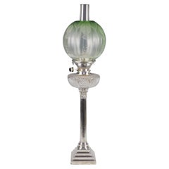 English Antique Hinks & Sons Silver Oil Lamp – Downton Abbey Collection