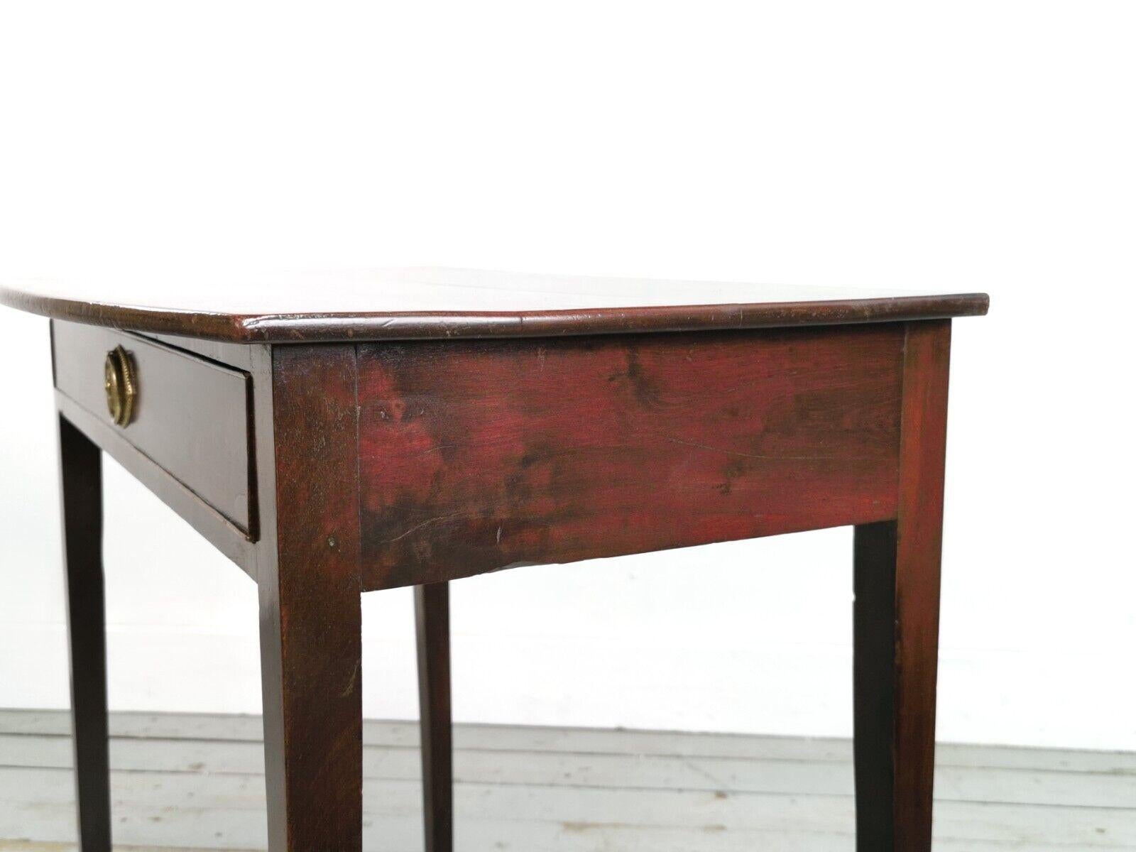 English Antique Mahogany 19th Century Side Table Writing Desk In Good Condition In STOKE ON TRENT, GB