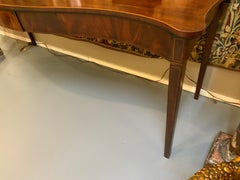 English antique mahogany console 19th century