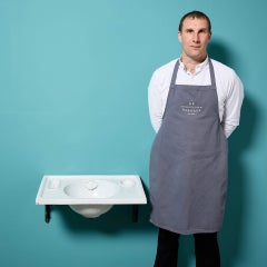 Antique Victorian Marble Effect Wash Sink