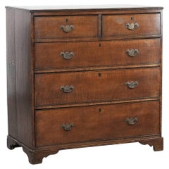 Englische antike Kommode aus Eiche aus dem späten 18. Jahrhundert