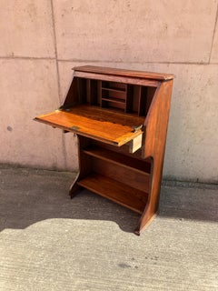 English Antique Oak Secretaire, Arts and Crafts Style, UK, 1910