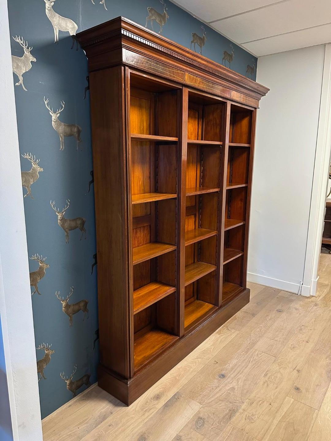 British English Antique open bookcase For Sale