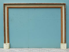 English Antique Painted Bolection Mantel