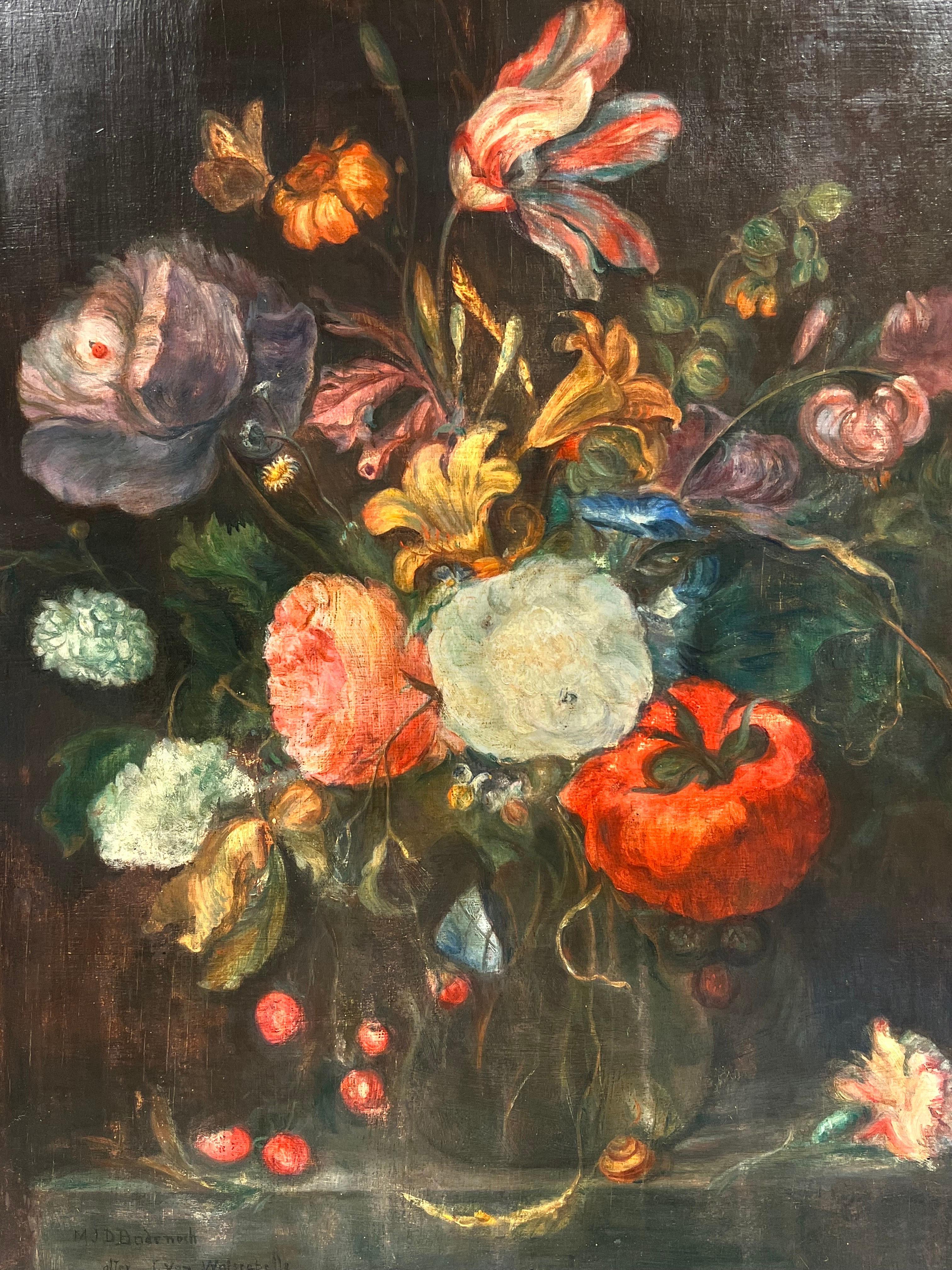 Artist/ School: English School, early 20th century, signed and inscribed

Title: Classical Still Life

Medium: oil on board, framed

Framed: 33 x 27 inches
Painting: 29 x 22 inches

Provenance: private collection, England

Condition: The painting is