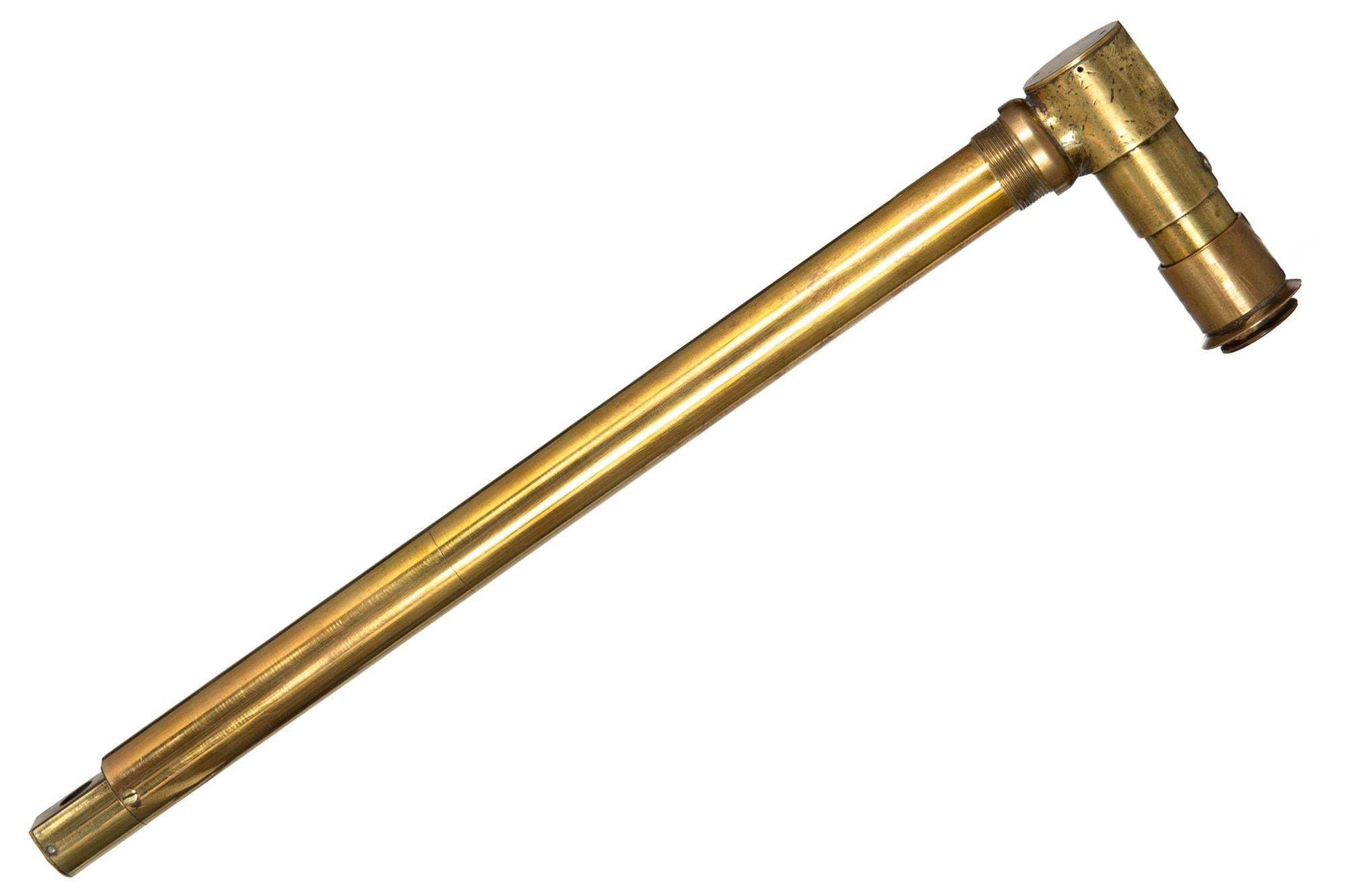 English Antique Periscope Walking Stick Cane by R & J Beck ca. 1917 In Good Condition For Sale In Shippensburg, PA