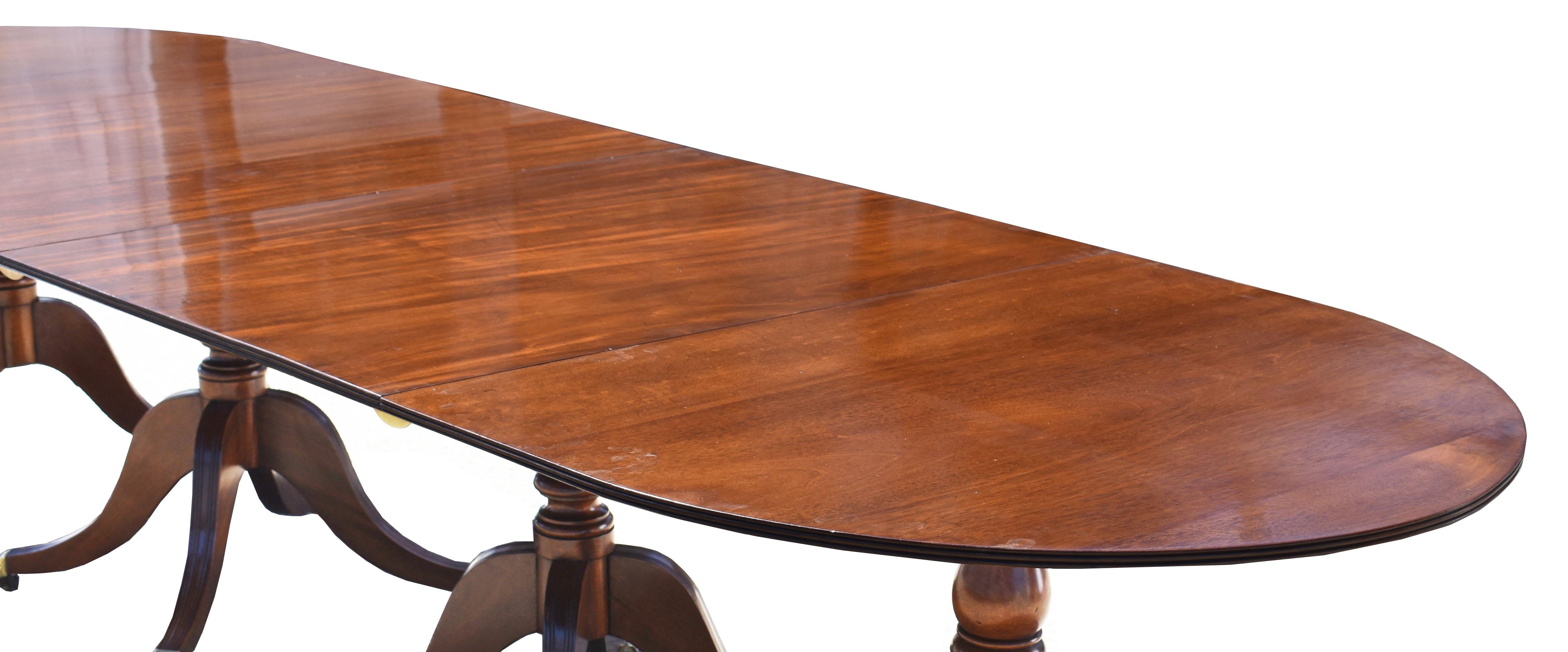 regency style dining table