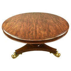 English Antique round mahogany centre table /dining table 