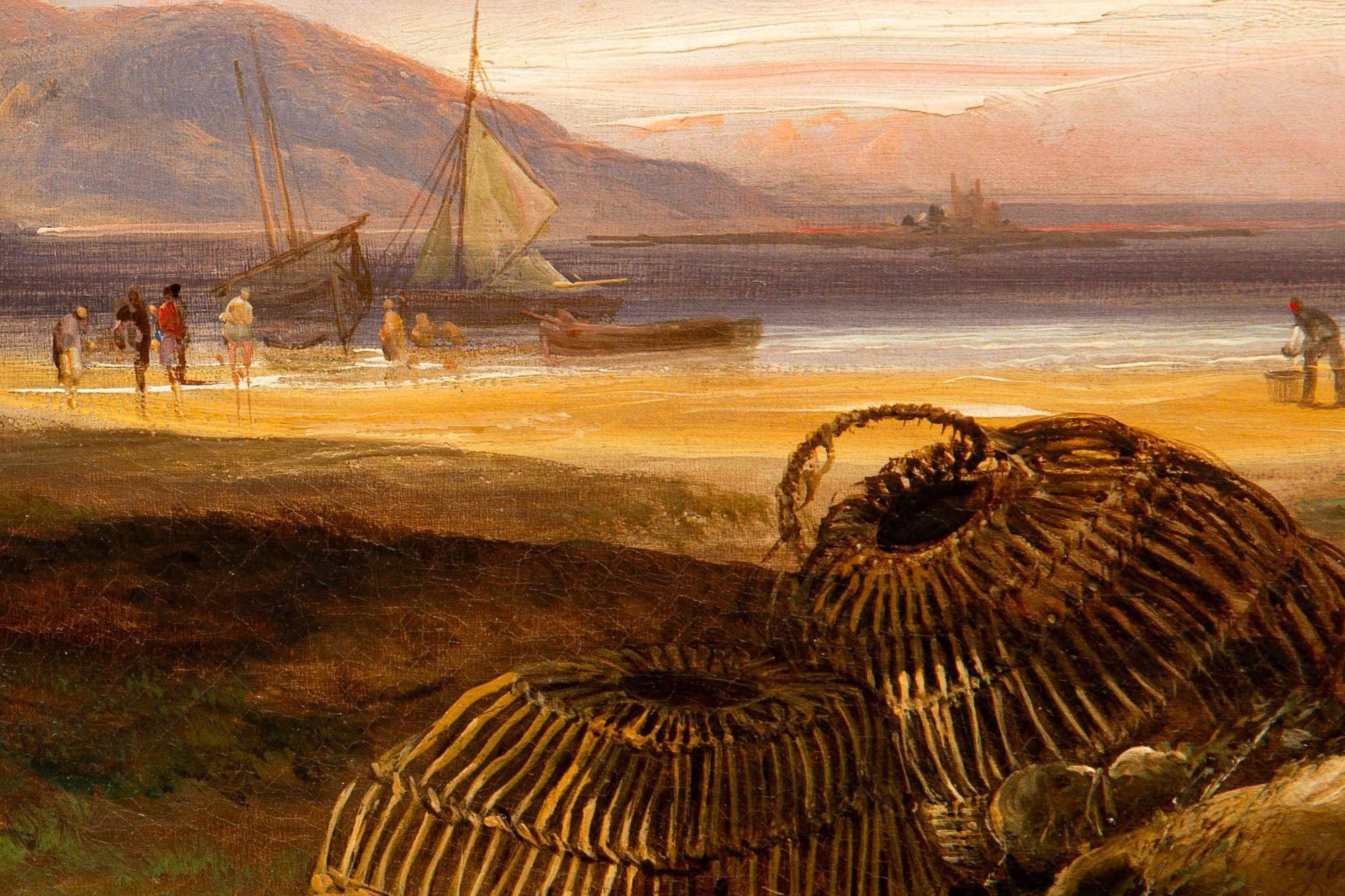 Paysage marin antique anglais de la 