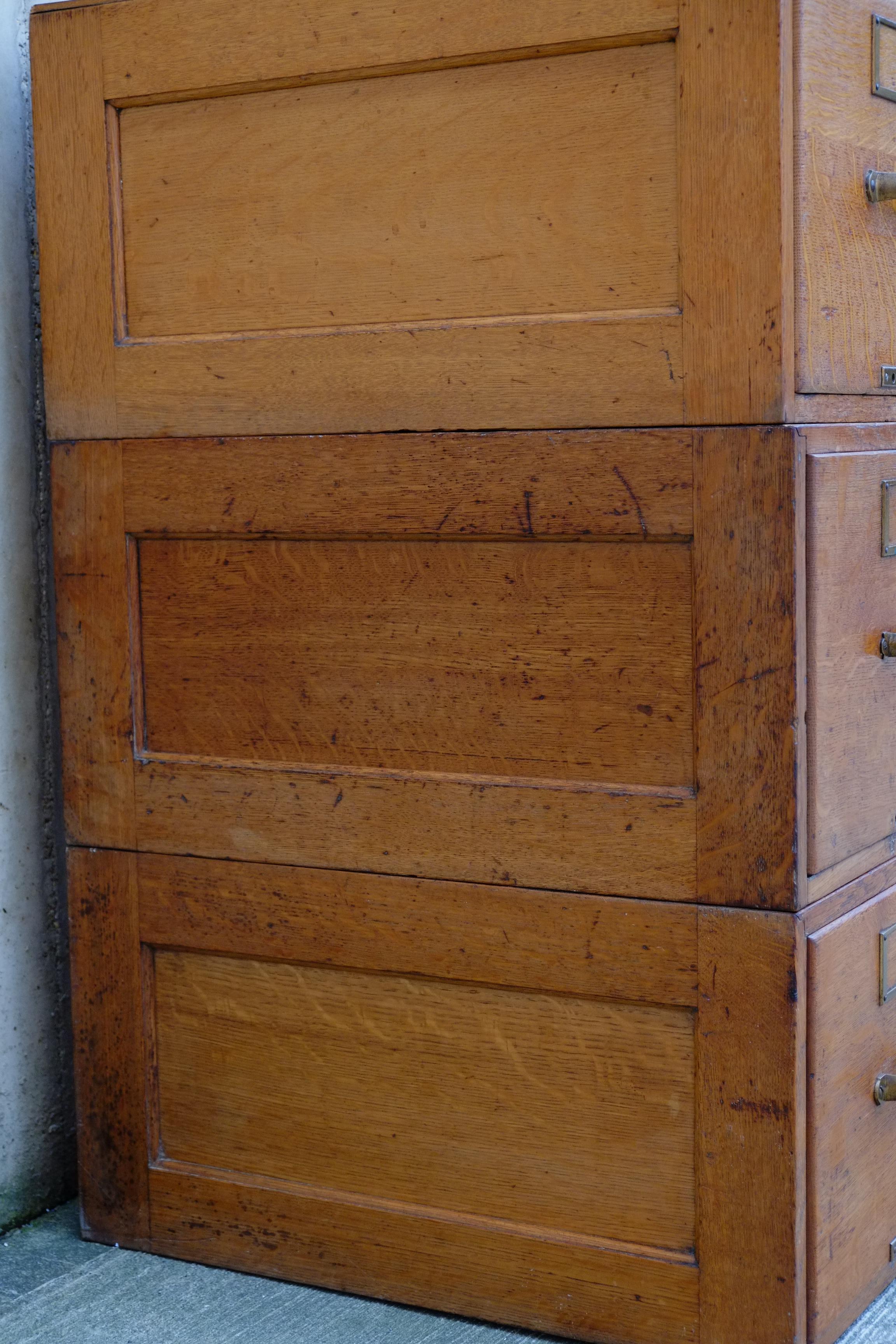 English Antique Shop Haberdashery Schubladen Kommode in OAK im Angebot 6