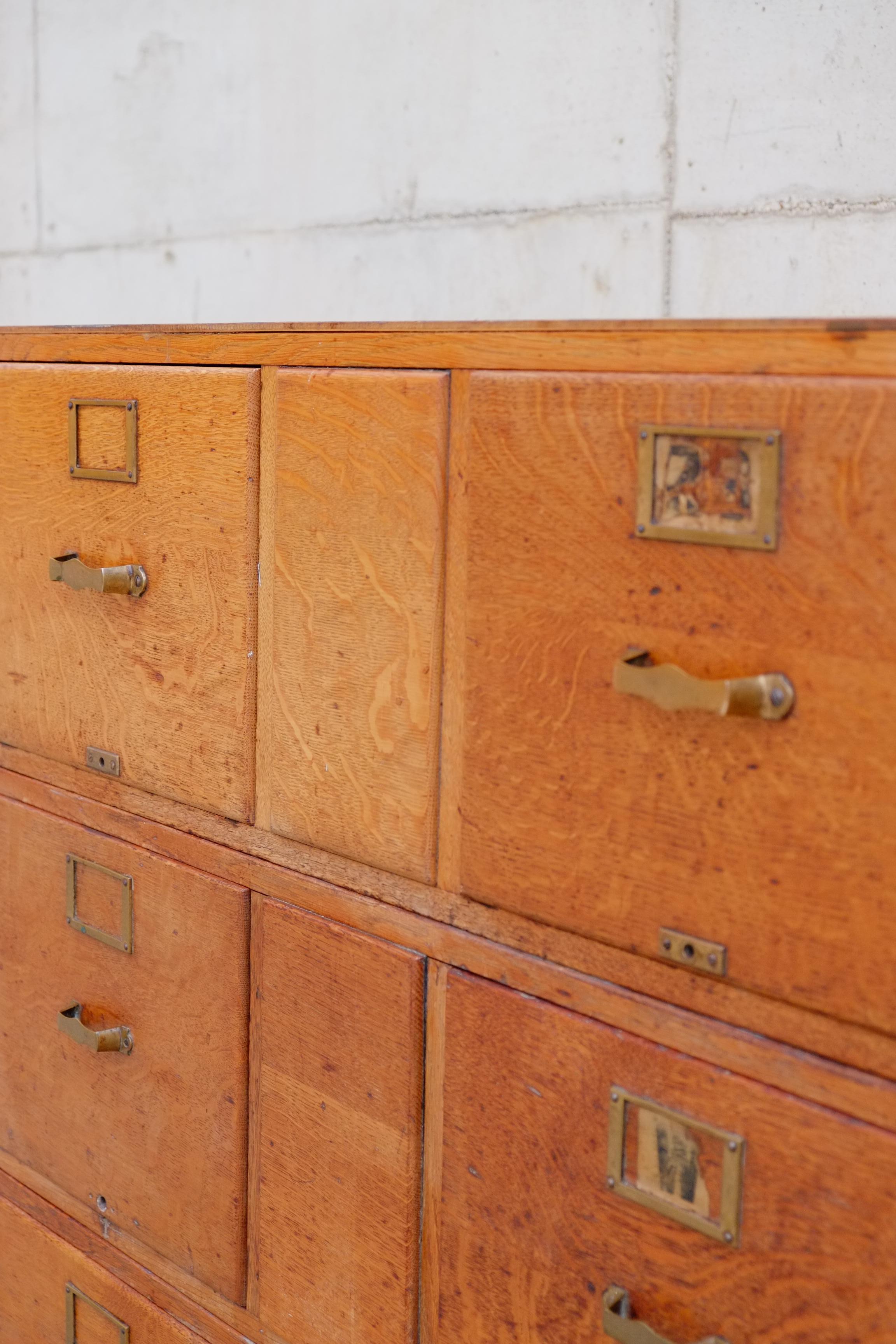 English Antique Shop Haberdashery Schubladen Kommode in OAK (Eichenholz) im Angebot