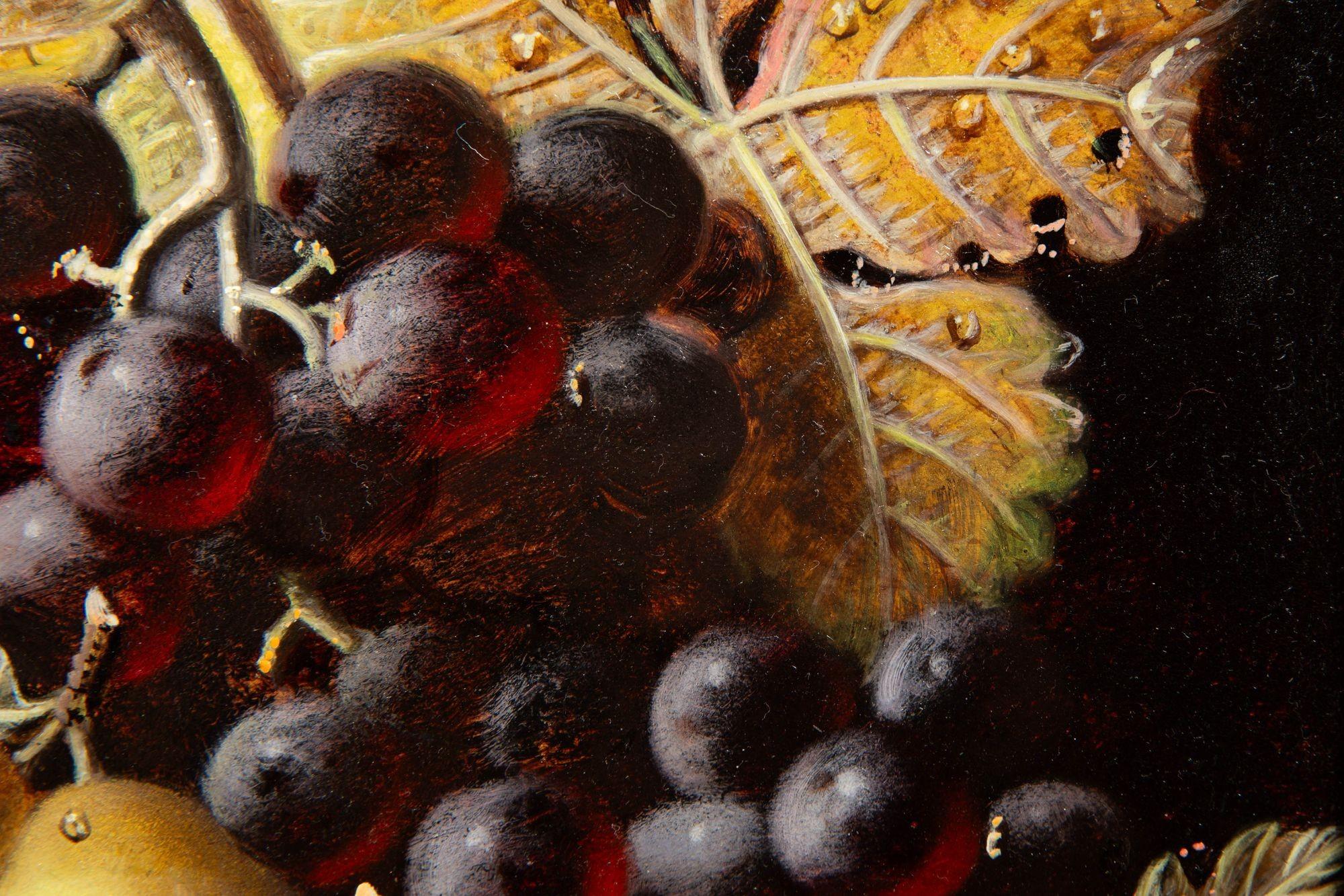 English Antique Still-Life Painting of Fruit by Oliver Clare 9