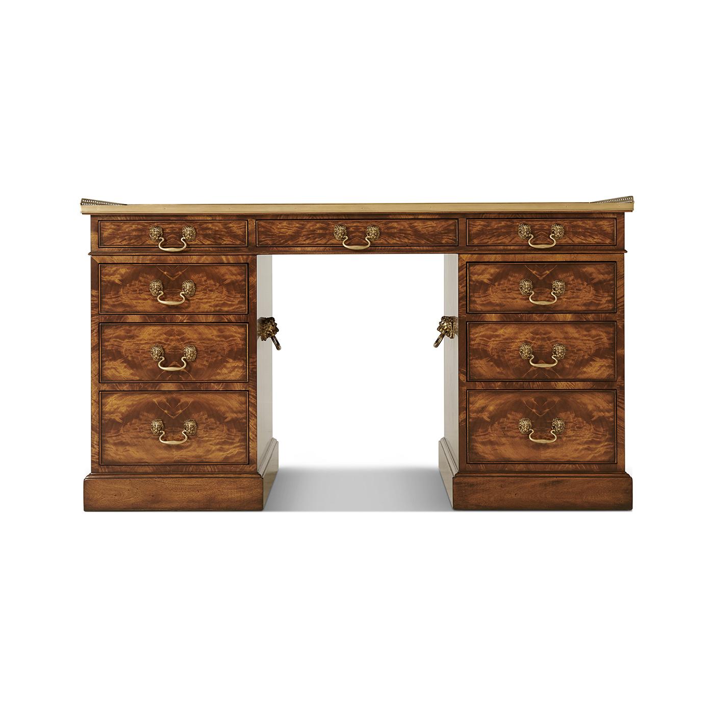 Regency Scrivania inglese in stile antico in vendita