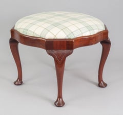 English Antique Victorian Mahogany Stool