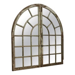 English Arched Window Mirror