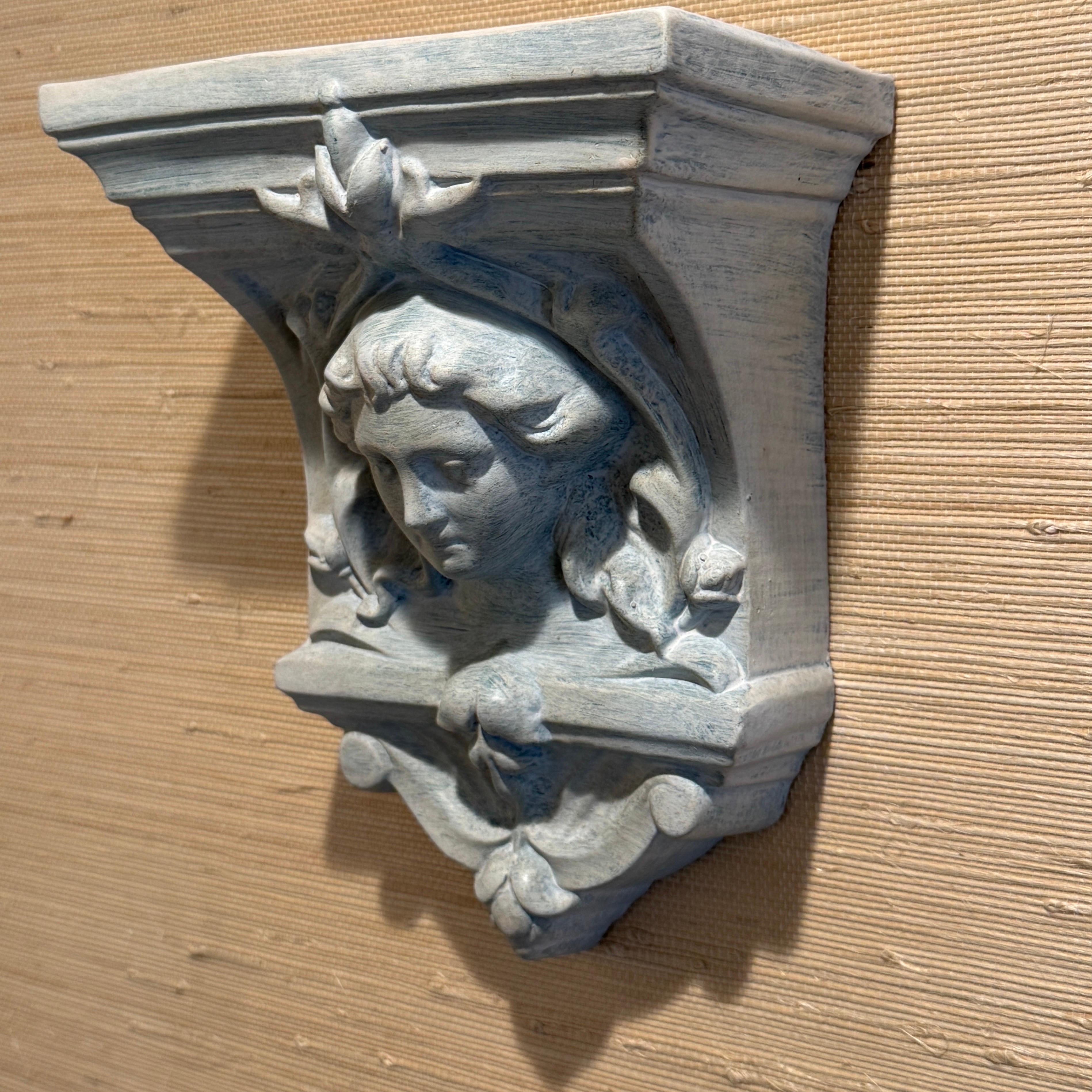Hand-Crafted English Architectural Ceramic Sculpture Wall Fragment For Sale