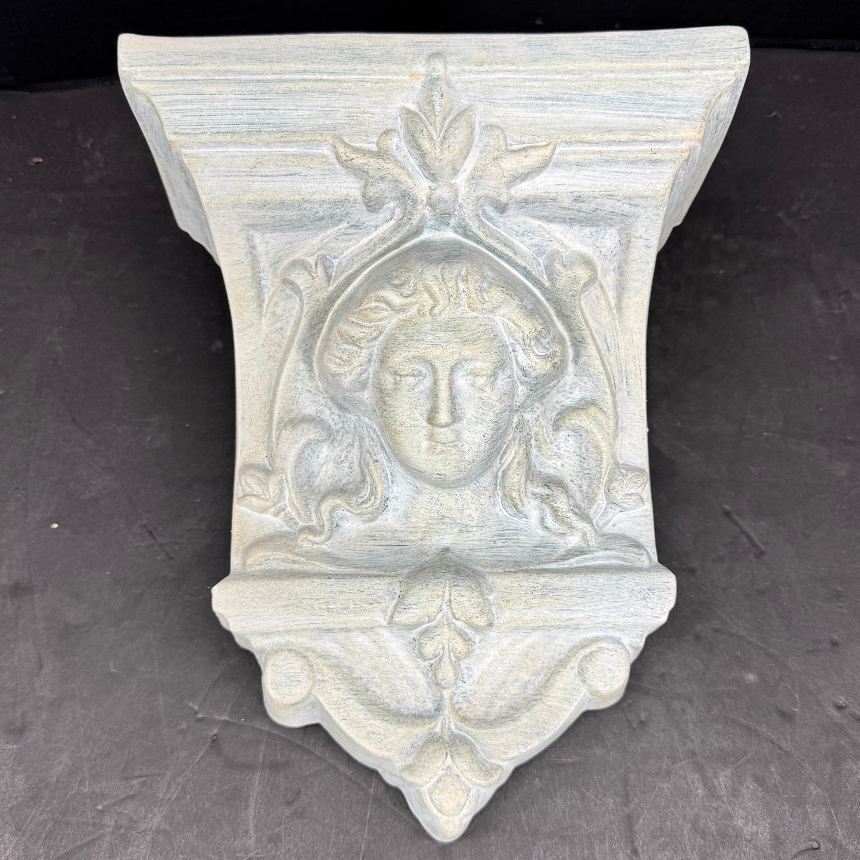 Paint English Architectural Ceramic Sculpture Wall Fragment For Sale
